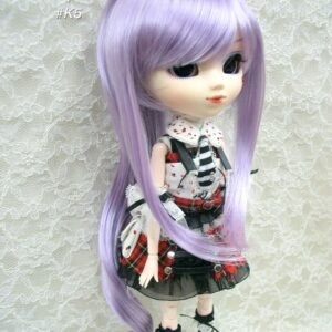 Wig / 8-9 inch / Ponytail with Bangs (Purple #K5)