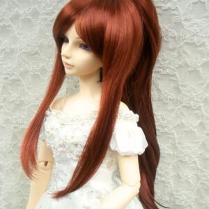 Wig / 8-9 inch / Ponytail with Bangs (Maroon #350)