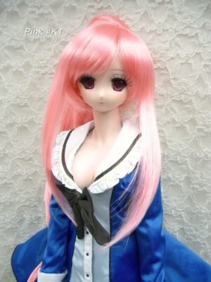 Wig / 8-9 inch / Ponytail with Bangs (Pink #K1)
