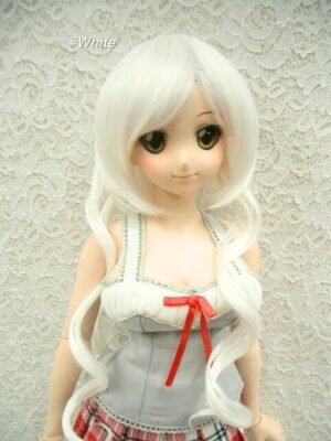 Wig / 8-9 inch / Short with Loose Curly (#White)