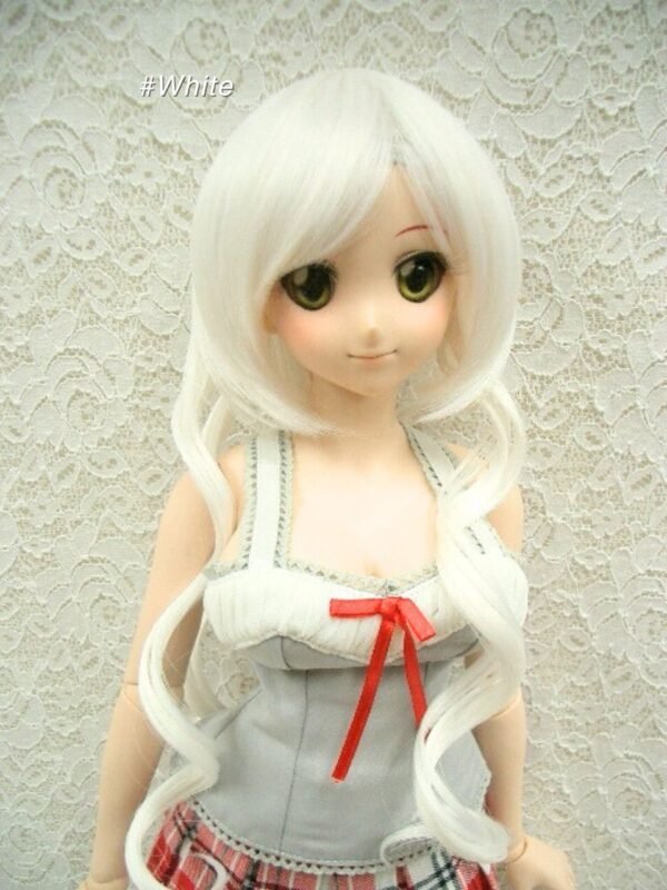 Wig / 8-9 inch / Short with Loose Curly (#White)