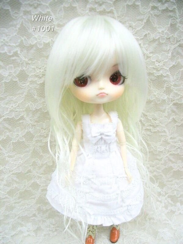 Wig / 8-9 inch / Short with Natural Wave (White #1001)