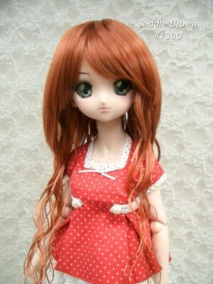 Wig / 8-9 inch / Short with Natural Wave (Saddle brown #130C)