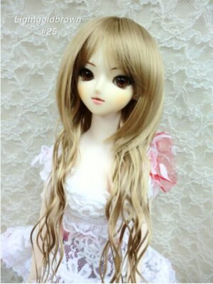 Wig / 8-9 inch / Short with Natural Wave (Lightgoldbrown #25)