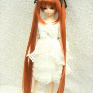 Wig / 8-9 inch / Ribbon Long Twin-tails (Rust #145T)