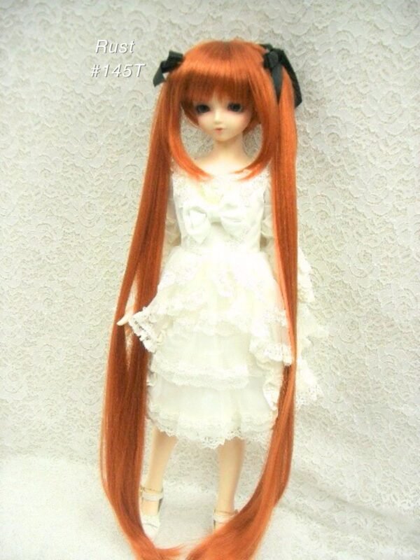 Wig / 8-9 inch / Ribbon Long Twin-tails (Rust #145T)