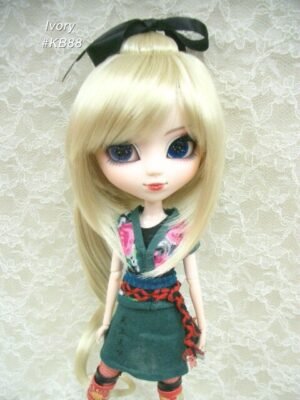 Wig / 8-9 inch / Ribbon Top Knot (Ivory #KB88)