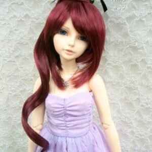 Wig / 8-9 inch / Ribbon Top Knot (Wine #39)