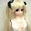 Wig / 8-9 inch / Ribbon Twin-tails (Ivory #KB88)