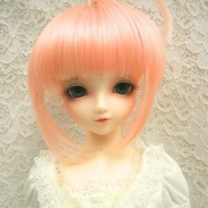 Wig / 8-9 inch / Fate Stay Night Saber Braided Bun (Pink #K1)