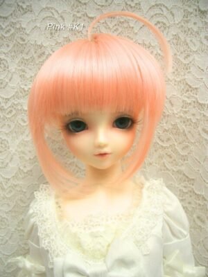 Wig / 8-9 inch / Fate Stay Night Saber Braided Bun (Pink #K1)