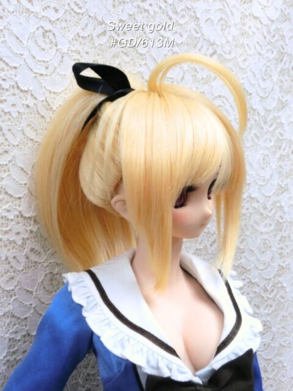 Wig / 8-9 inch / Fate Stay Night Saber Ponytail (Sweet Gold #GOLD/613M)