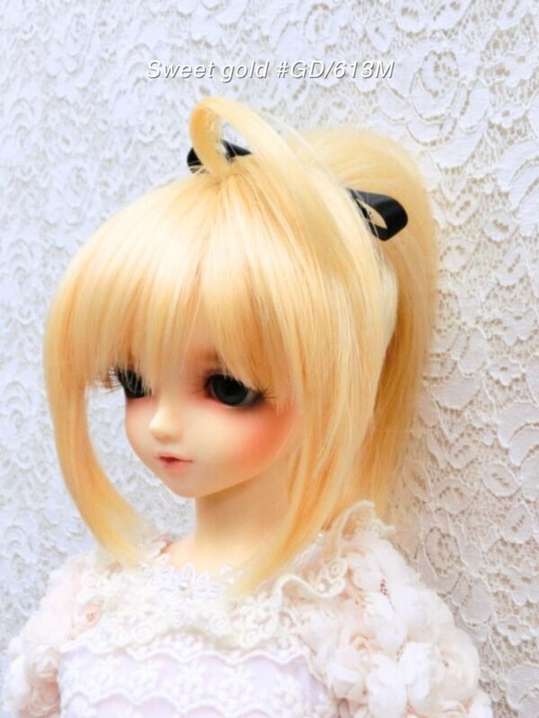 Wig / 8-9 inch / Fate Stay Night Saber Ponytail (Sweet Gold #GOLD/613M)