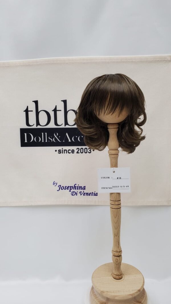 Wig / 8-9 inch / Short Curly (Black-green #18)