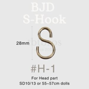 BJD Stainless Steel S-hook #H-1 (For Head)
