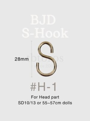 BJD Stainless Steel S-hook #H-1 (For Head)
