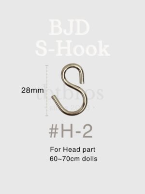 BJD Stainless Steel S-hook #H-2 (For Head)