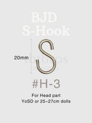 BJD Stainless Steel S-hook #H-3 (For Head)