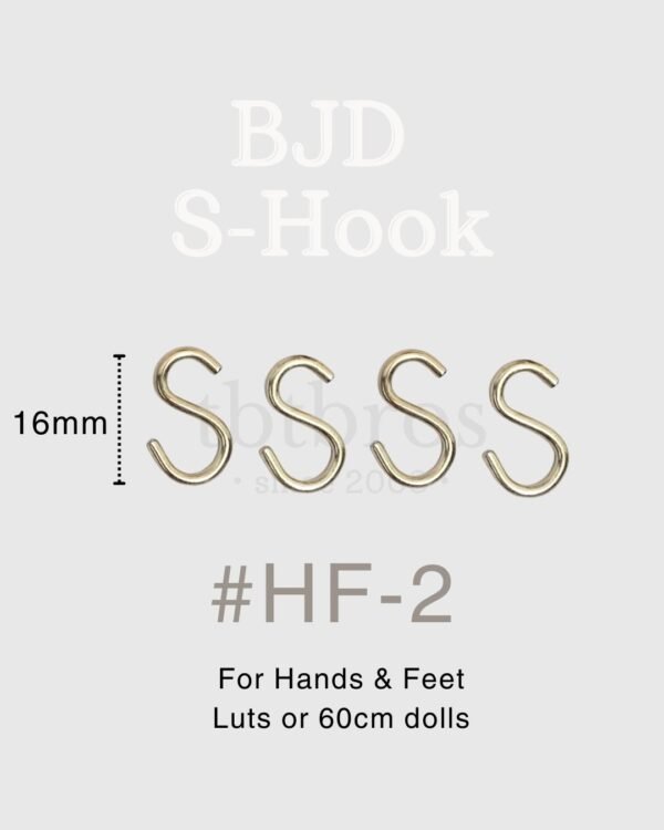 BJD Stainless Steel S-hook #HF-2 (For Hands & Feet )