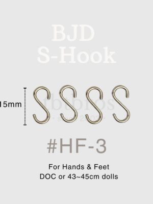 BJD Stainless Steel S-hook #HF-3 (For Hands & Feet )