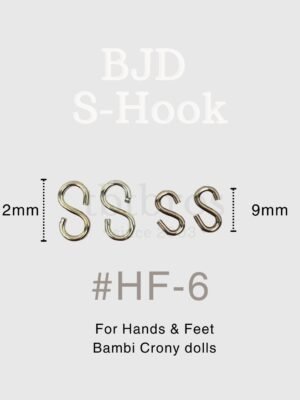 BJD Stainless Steel S-hook #HF-6 (For Hands & Feet )