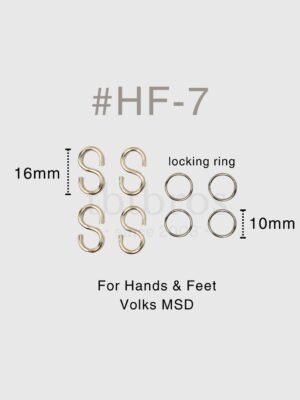 BJD Stainless Steel S-hook #HF-7 (For Hands & Feet )
