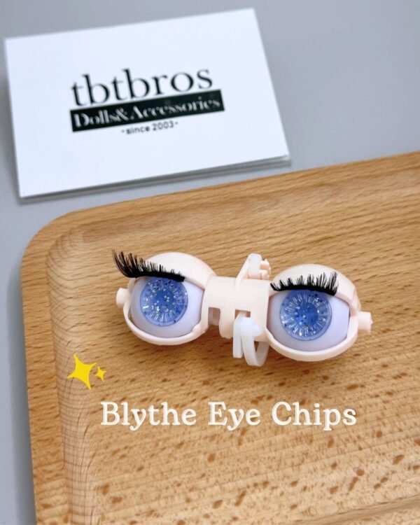 Blythe Eye Chips - Glitter #208 Clear Blue