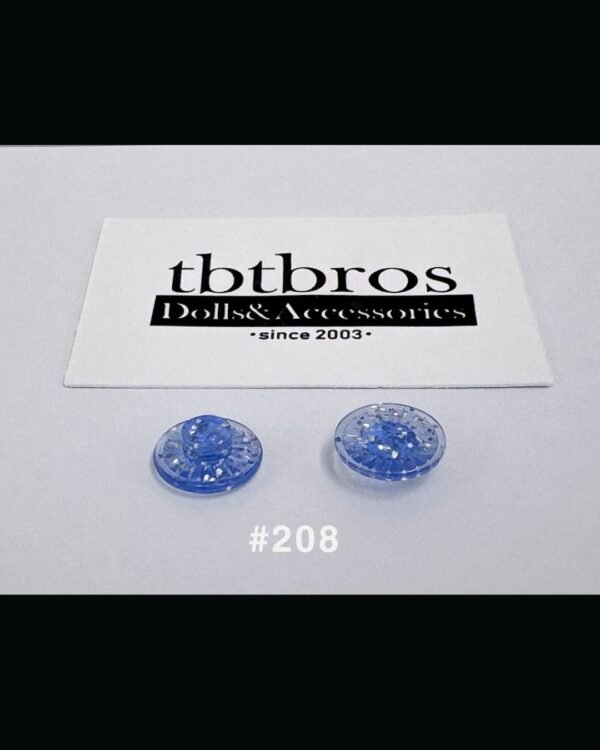 Blythe Eye Chips - Glitter #208 Clear Blue
