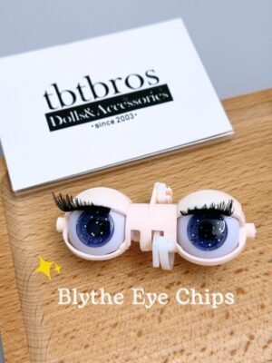 Blythe Eye Chips - Glitter #224 Blue Grey