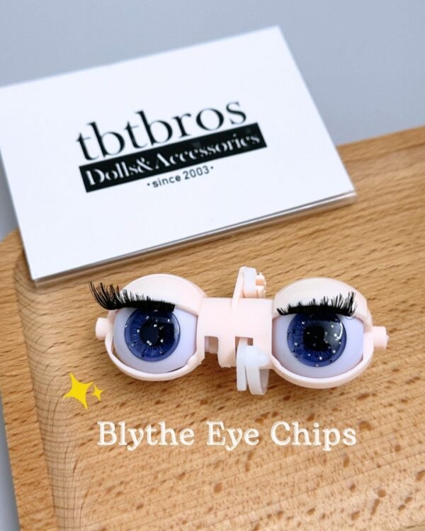 Blythe Eye Chips - Glitter #224 Blue Grey