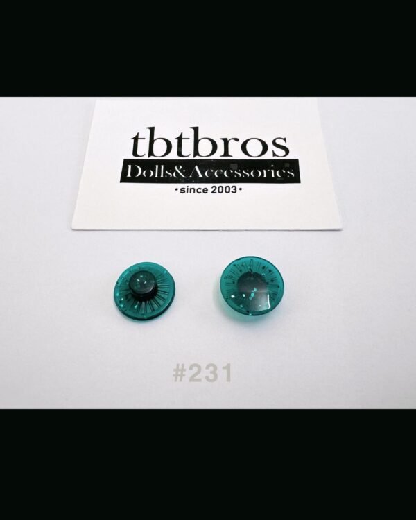 Blythe Eye Chips - Glitter #231 Aqua green