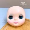 Blythe Eye Chips - Green Glitter Series