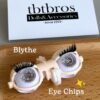 Blythe Eye Chips - Glitter #202 Pale Grey