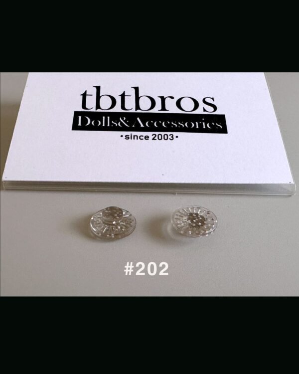 Blythe Eye Chips - Glitter #202 Pale Grey