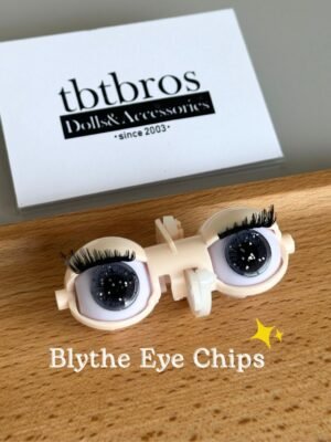 Blythe Eye Chips - Glitter #234 Black