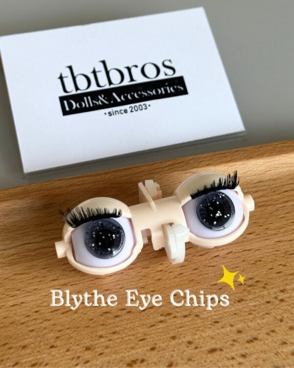 Blythe Eye Chips - Glitter #234 Black