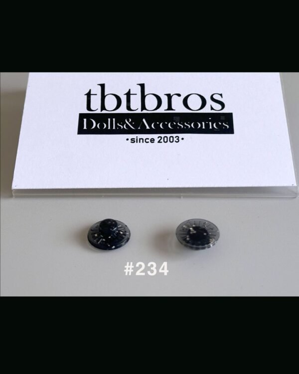Blythe Eye Chips - Glitter #234 Black