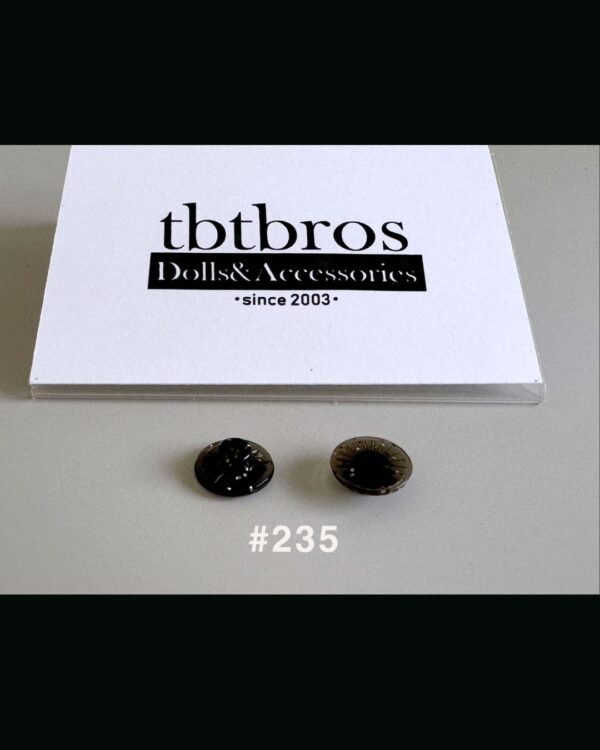 Blythe Eye Chips - Glitter #235 Charcoal Grey