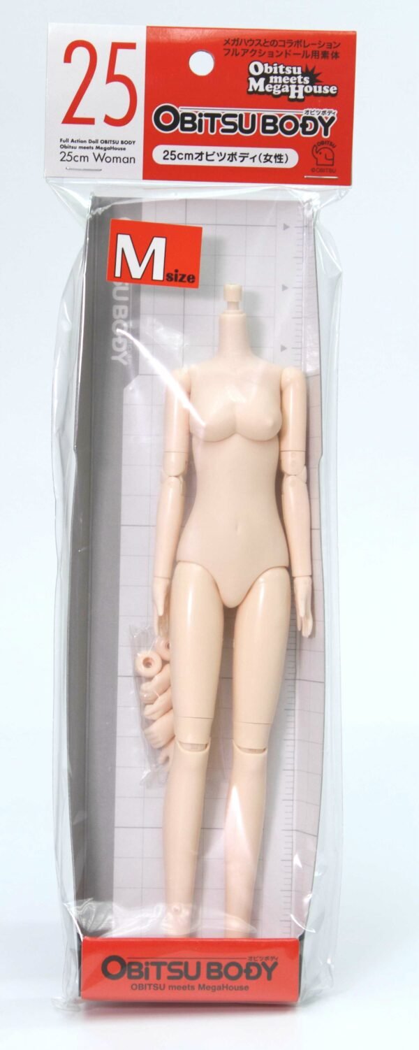Obitsu Body / 25cm Female Body #25BD-F02W-soft (M size Bust)