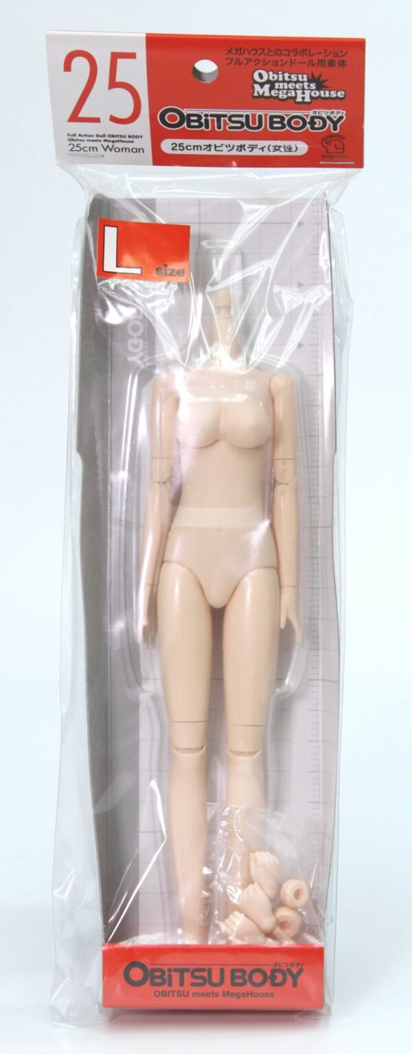 Obitsu Body / 25cm Female Body #25BD-F02W-soft (L size Bust)