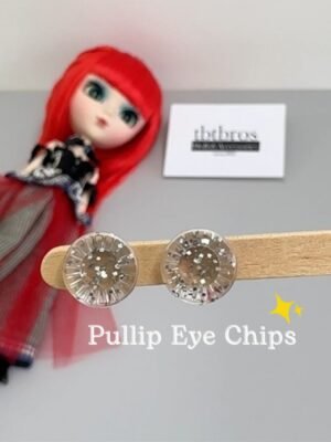 Pullip Eye Chips - Glitter #202 Pale Grey