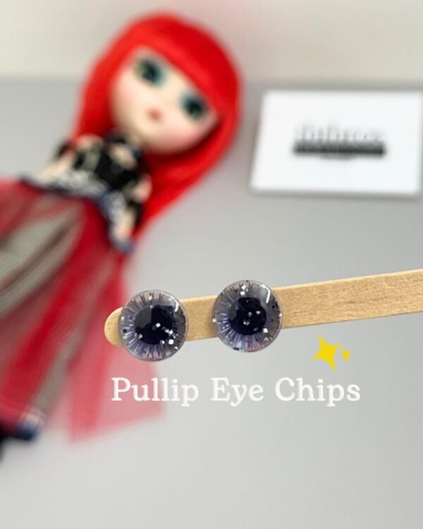 Pullip Eye Chips - Glitter #224 Blue Grey
