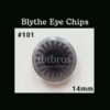 Blythe Eye Chips - #101 Black