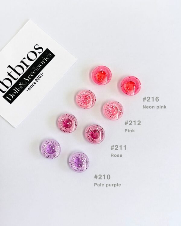Blythe Eye Chips - Glitter #212 Pink