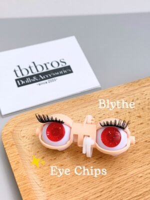 Blythe Eye Chips - Glitter #218 Vermilion