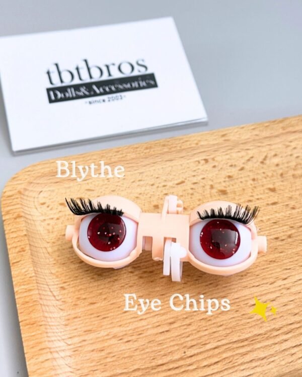 Blythe Eye Chips - Glitter #219 Red