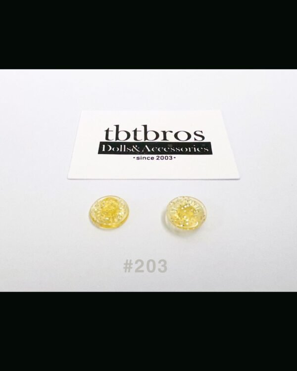 Blythe Eye Chips - Glitter #203 Pale Yellow