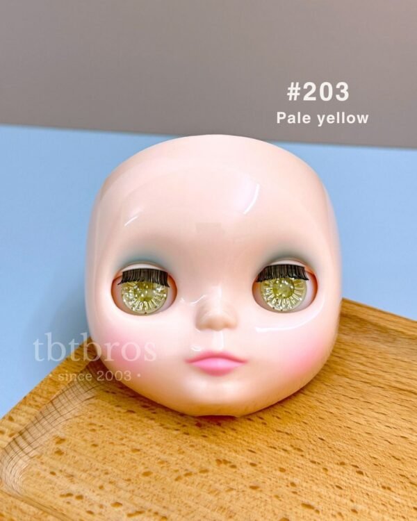 Blythe Eye Chips - Yellow Glitter Series