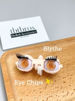 Blythe Eye Chips - Glitter #205 Apricot