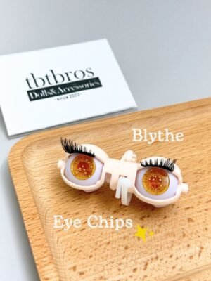 Blythe Eye Chips - Glitter #214 Yellow Gold